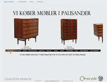 Tablet Screenshot of palisander-priser.dk